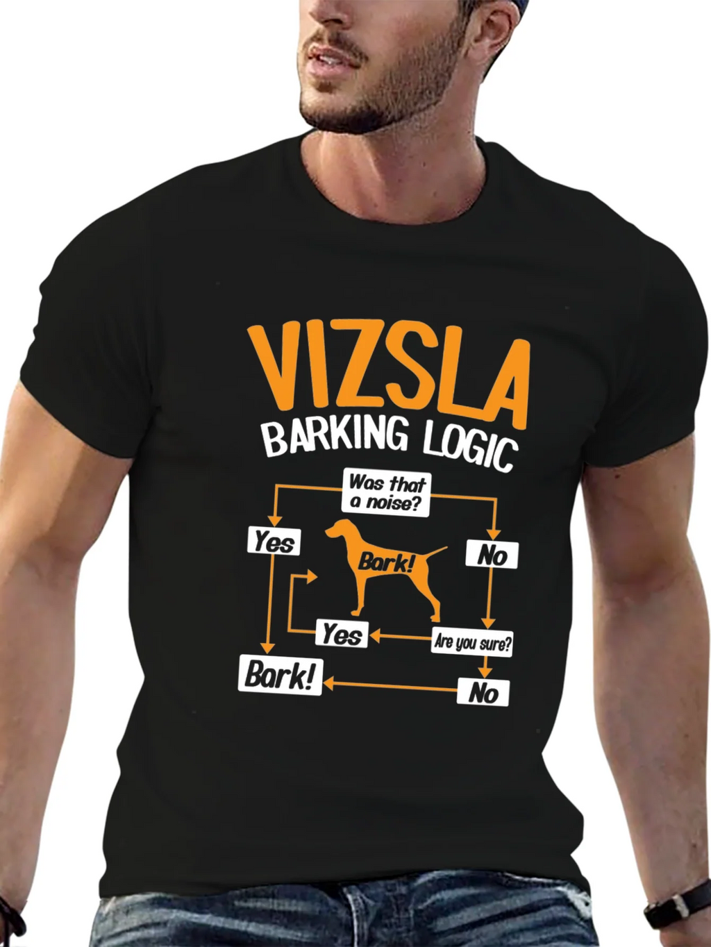 Vizsla Barking Logic T-Shirt - Dog Lover Tee product image 6