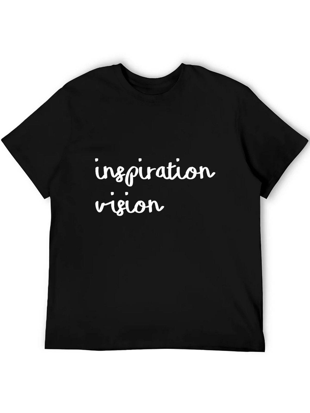 Inspiration Vision Black Tee - Stylish & Motivational product image 5