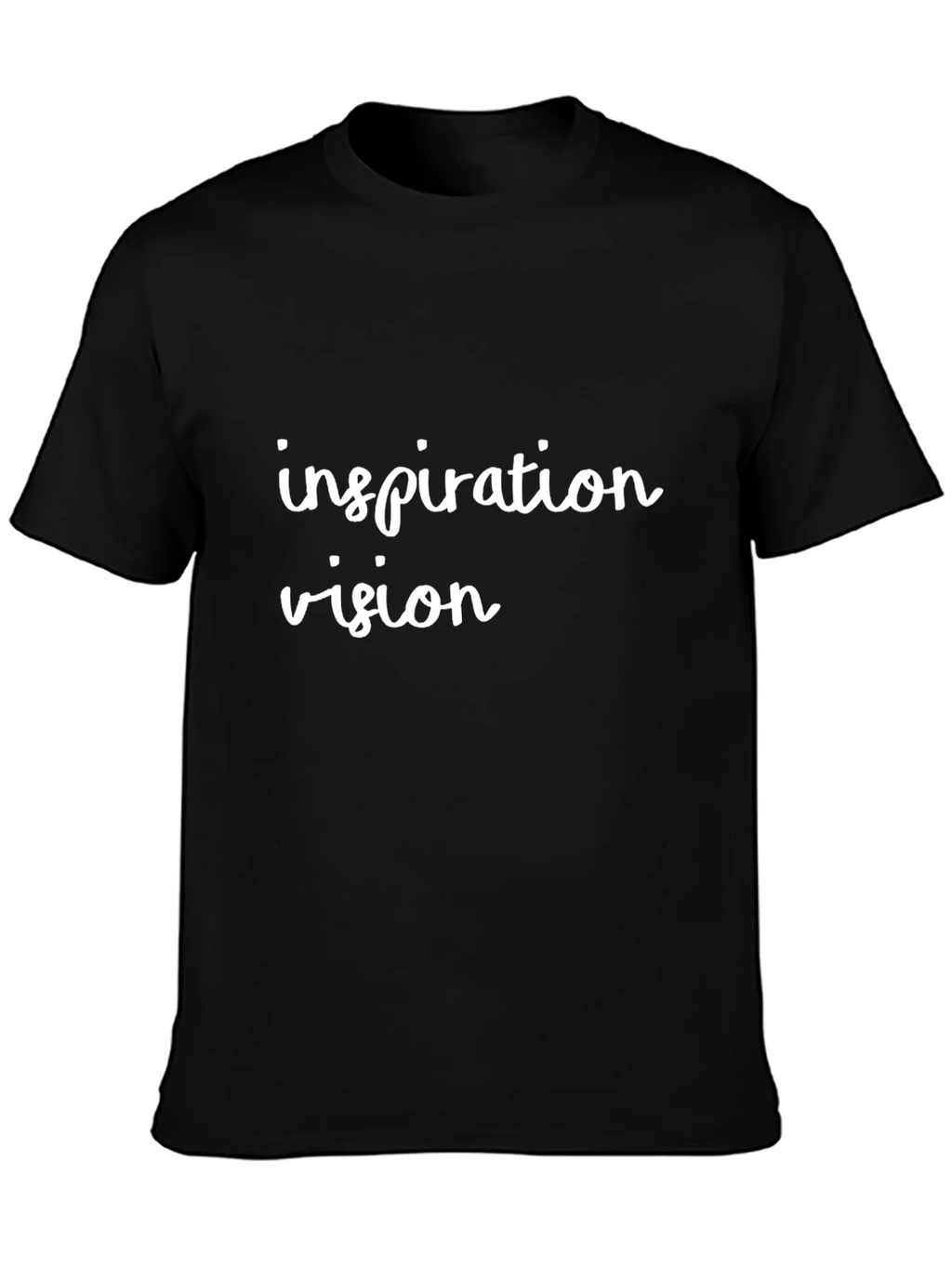 Inspiration Vision Black Tee - Stylish & Motivational product image 3