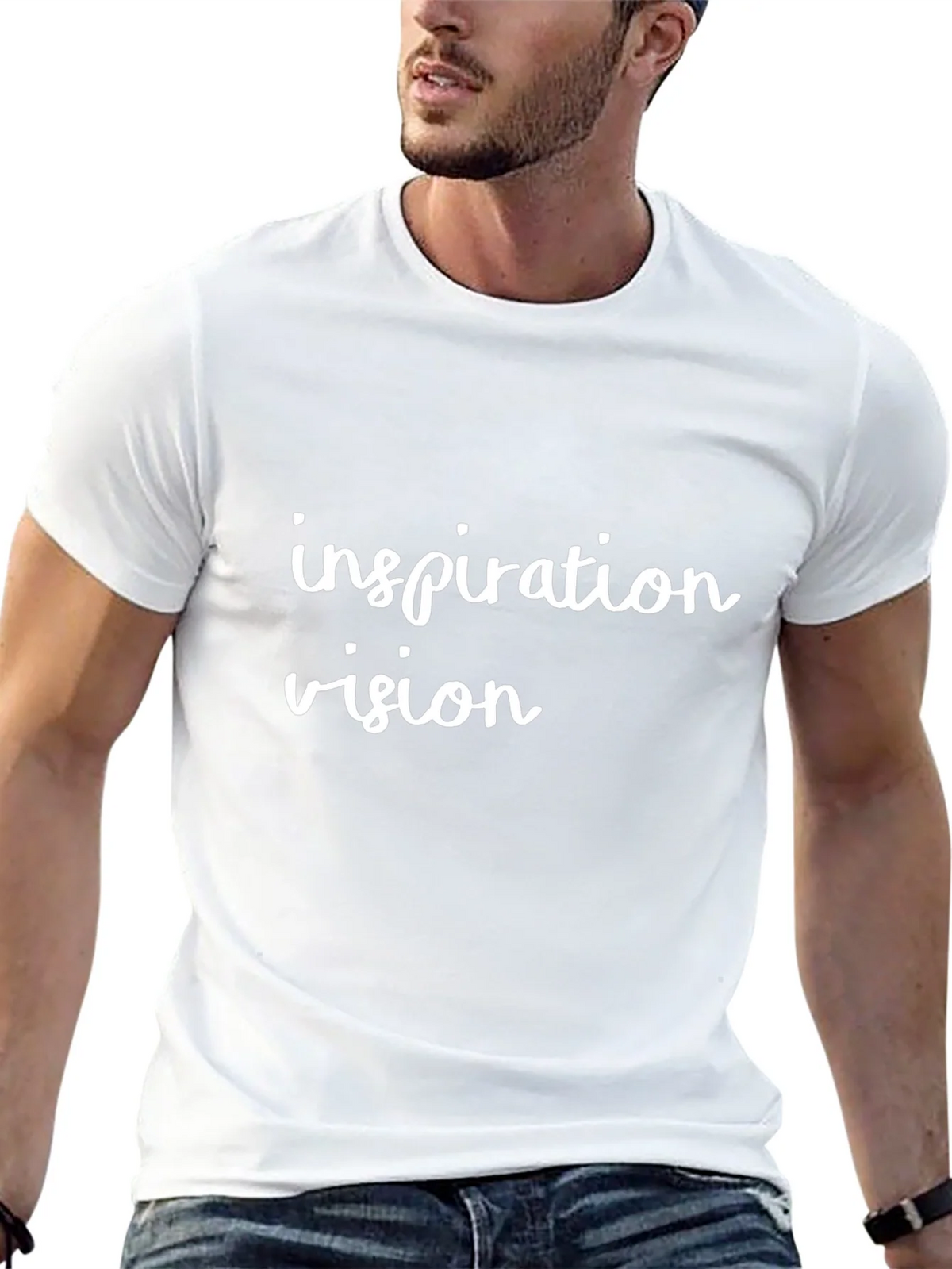 Inspiration Vision Black Tee - Stylish & Motivational product image 12