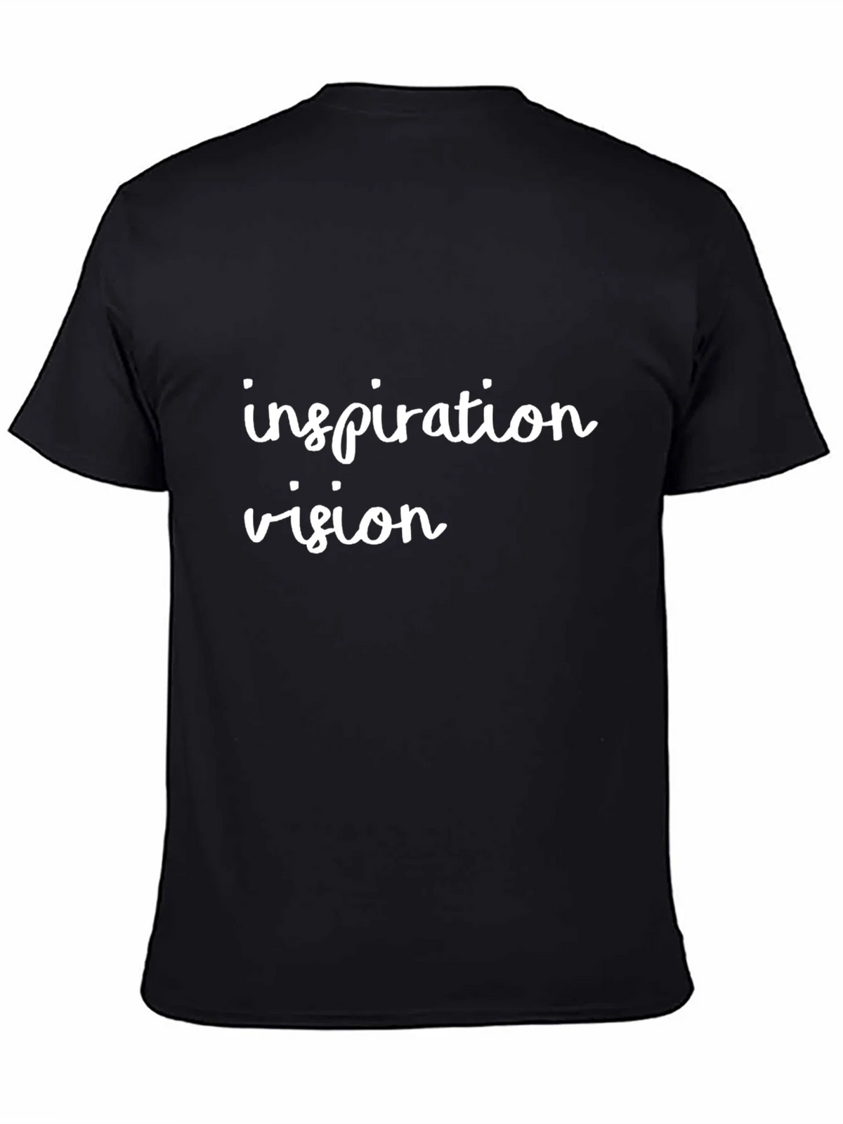 Inspiration Vision Black Tee - Stylish & Motivational product image 4
