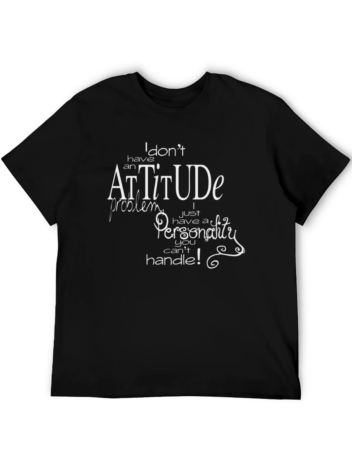 Attitude Personality Graphic Tee product image 5