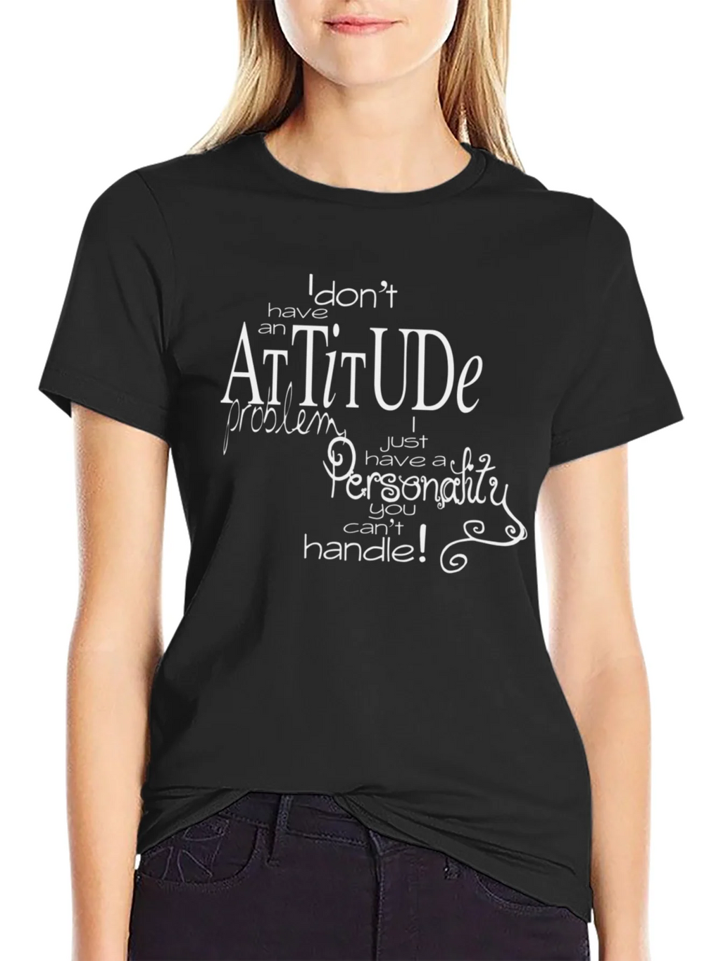 Attitude Personality Graphic Tee product image 2