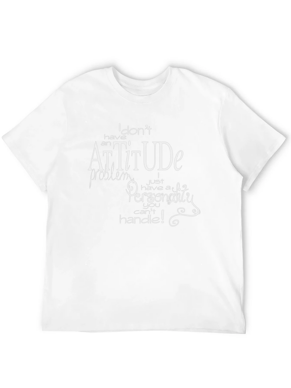 Attitude Personality Graphic Tee product image 11