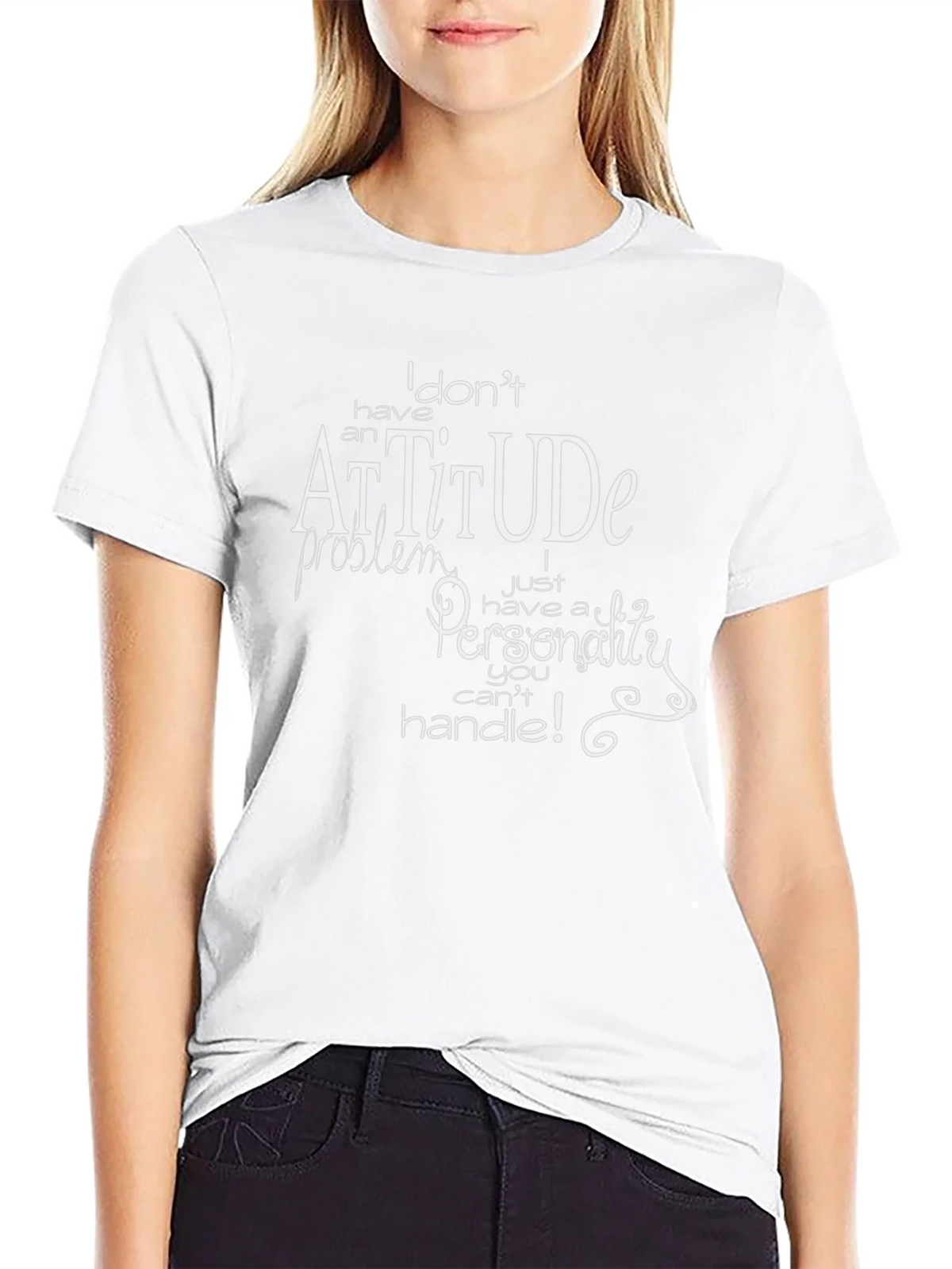 Attitude Personality Graphic Tee product image 8