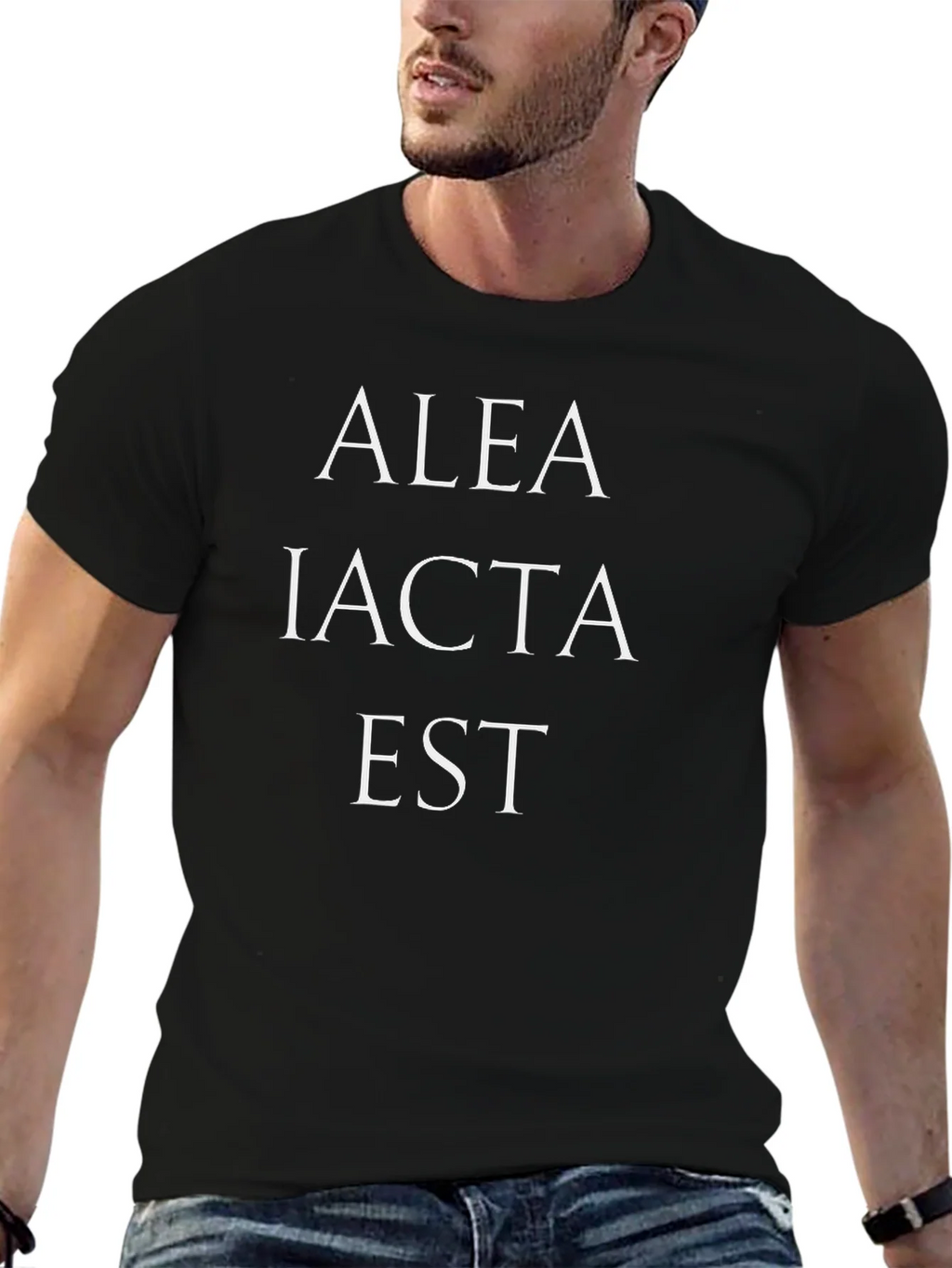 Alea Iacta Est Black T-Shirt product image 3