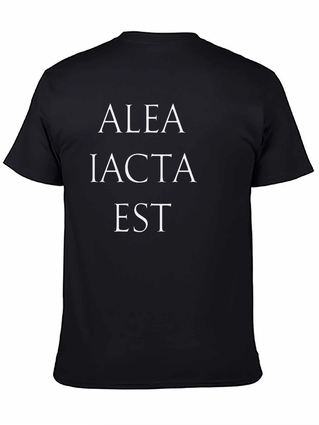 Alea Iacta Est Black T-Shirt product image 1
