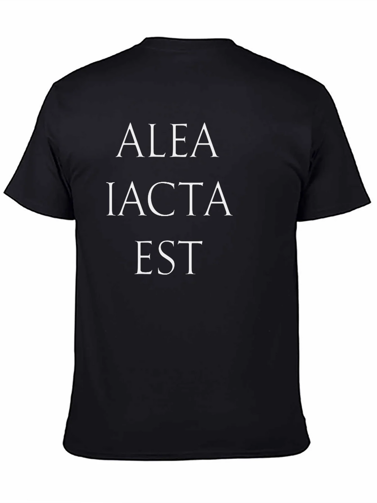 Alea Iacta Est Black T-Shirt product image 1