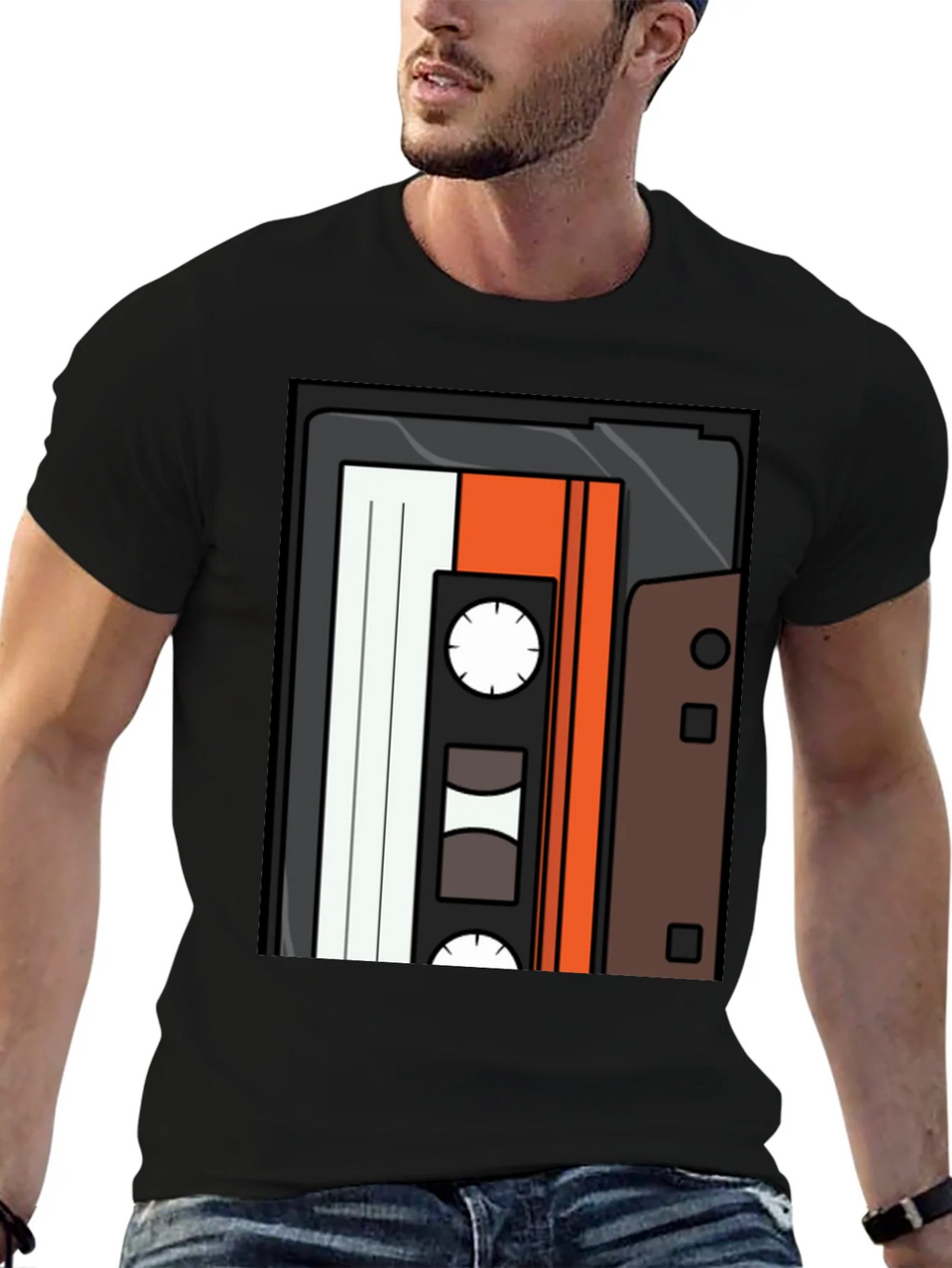 Retro Mixtape Graphic Tee - Classic Cassette T-Shirt product image 5