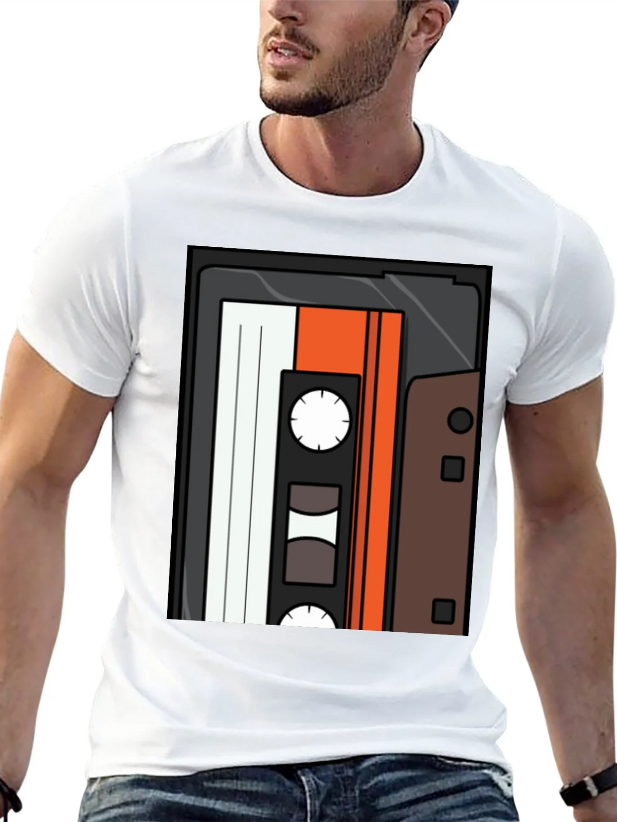 Retro Mixtape Graphic Tee - Classic Cassette T-Shirt product image 10