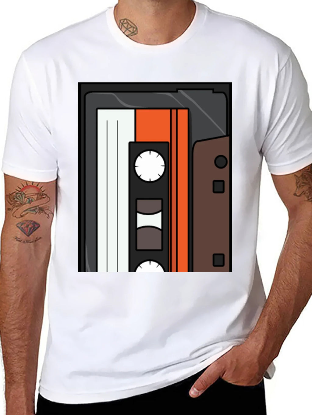 Retro Mixtape Graphic Tee - Classic Cassette T-Shirt product image 6