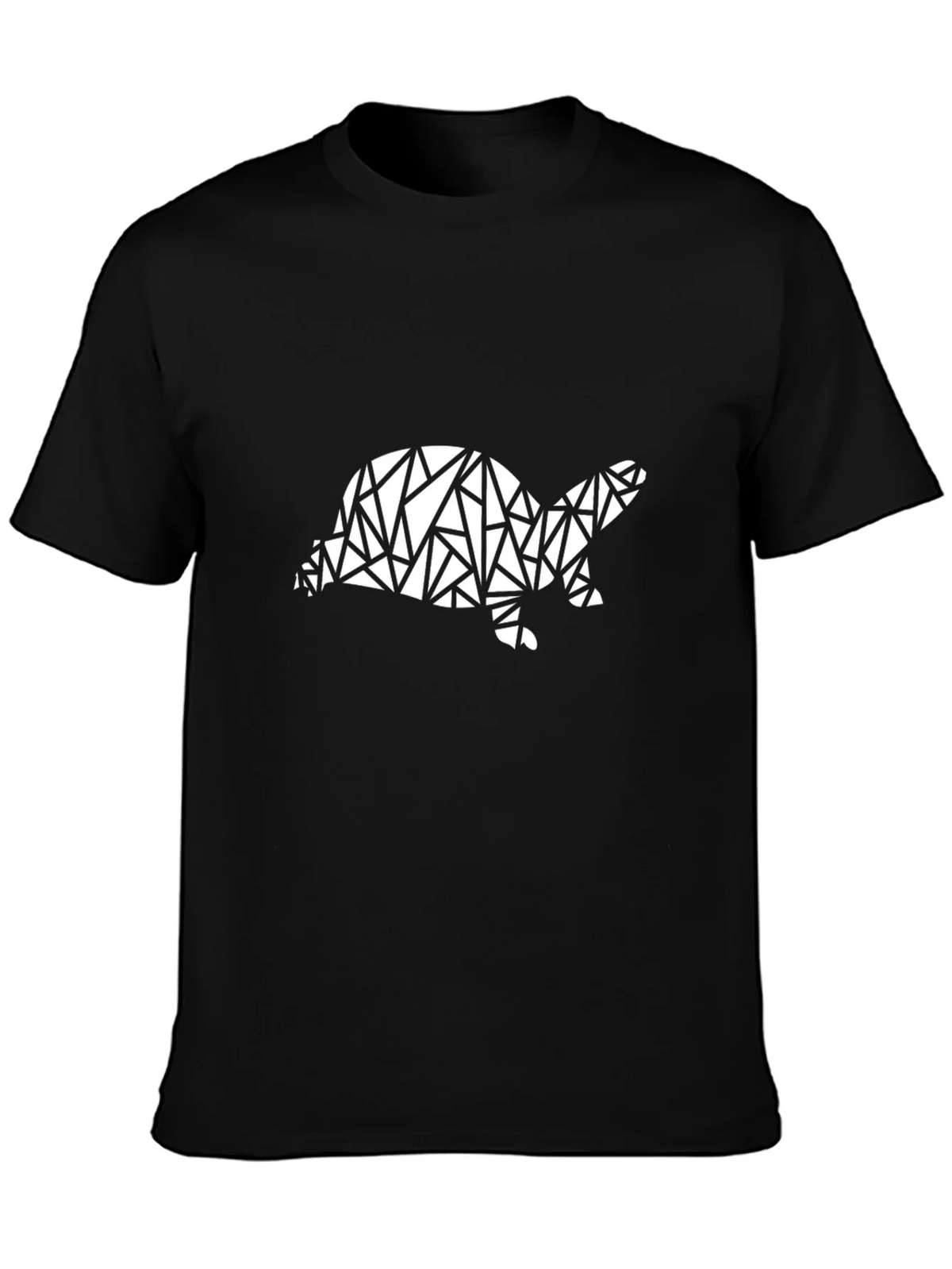 Geometric Turtle Graphic Tee - Modern Style product image 3