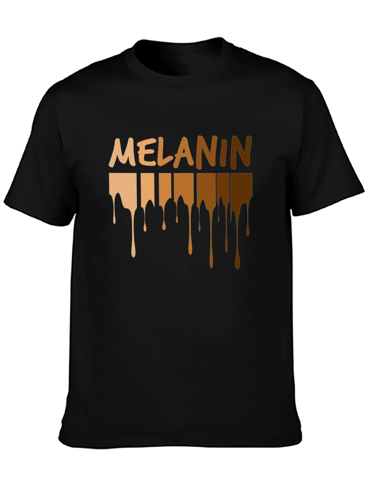 Melanin Drip T-Shirt - Black Pride product image 3