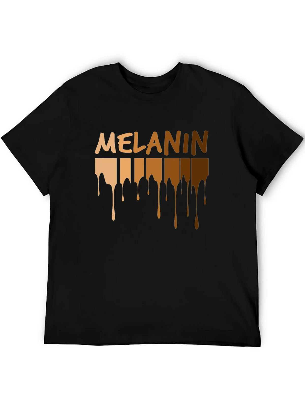Melanin Drip T-Shirt - Black Pride product image 5