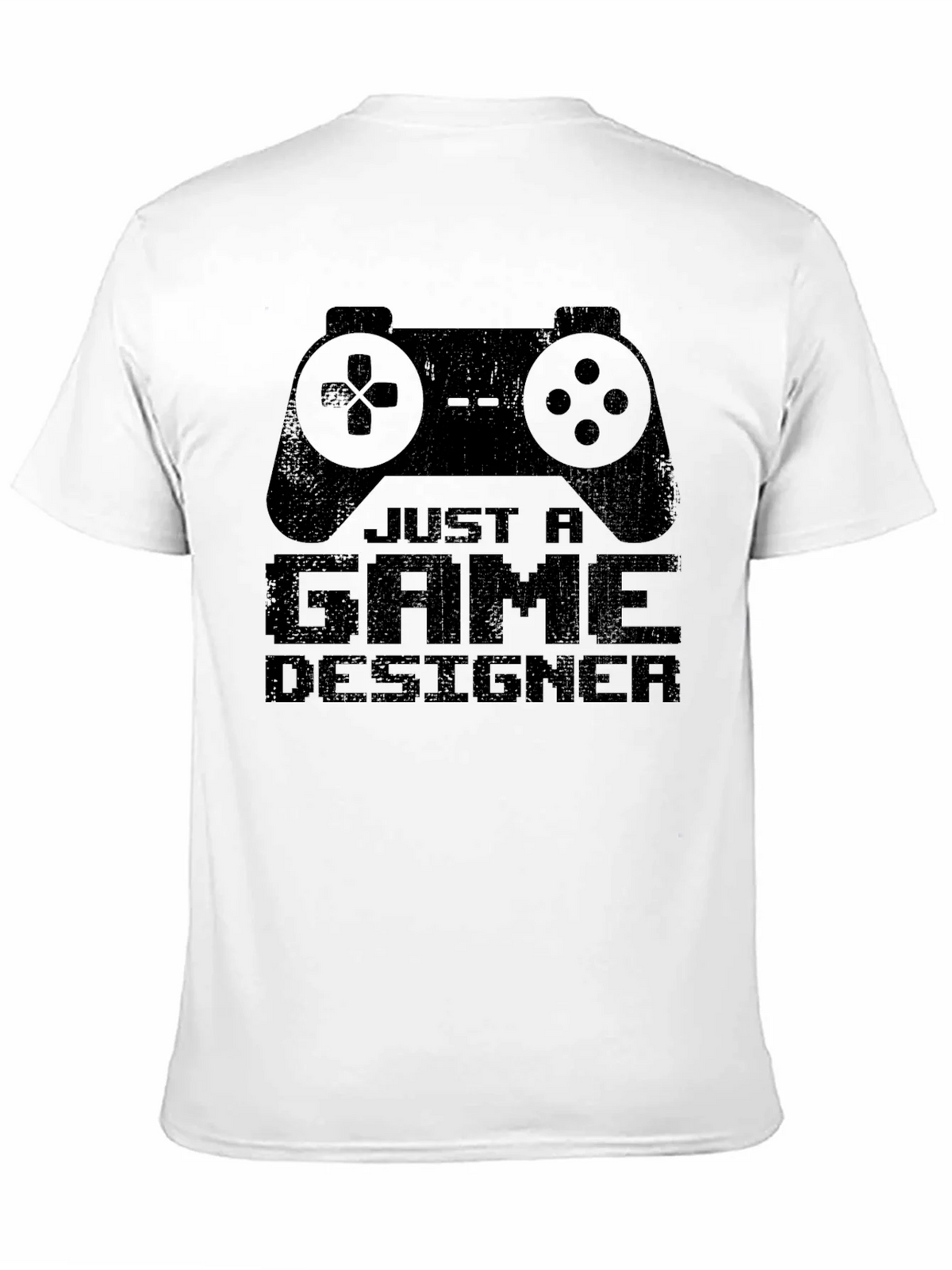 Just A Game Designer T-Shirt - Black Cotton Tee product image 9