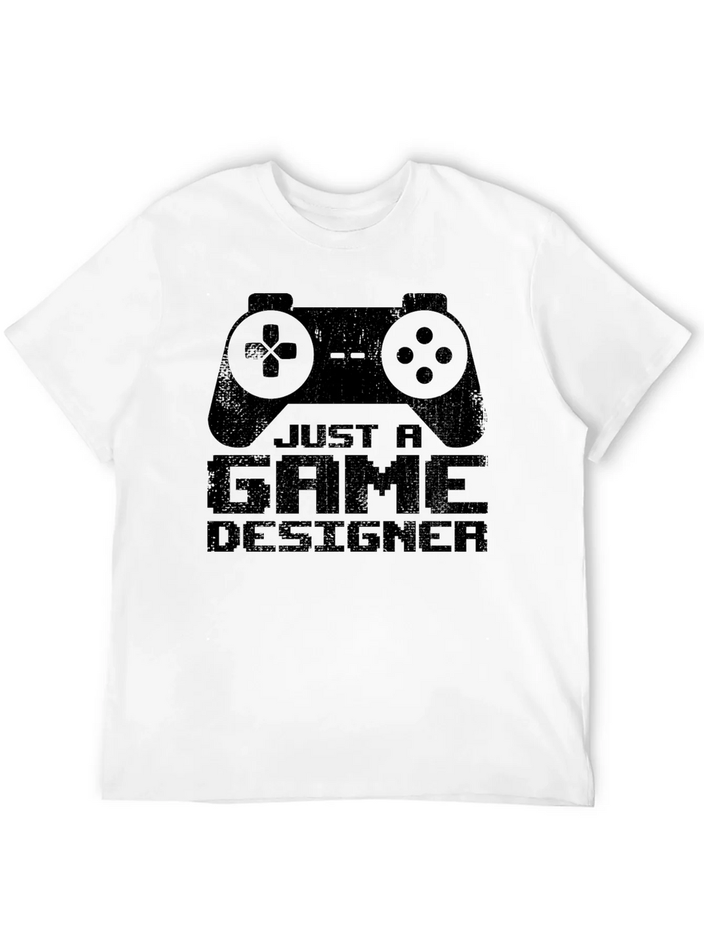 Just A Game Designer T-Shirt - Black Cotton Tee product image 10
