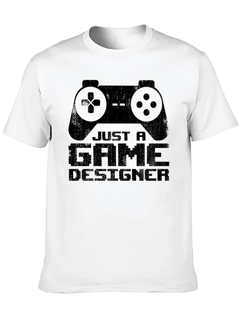 Just A Game Designer T-Shirt - Black Cotton Tee product image 8
