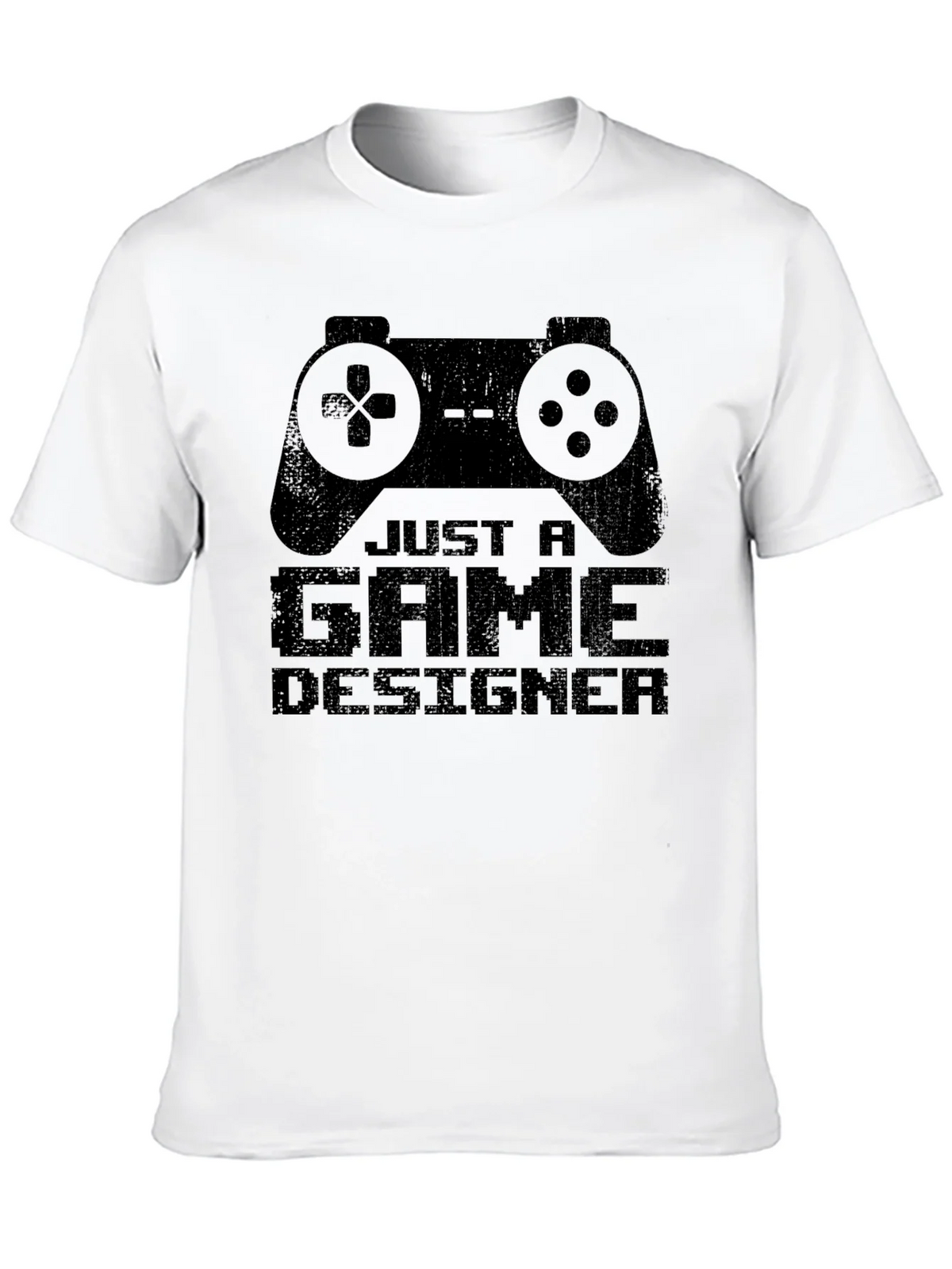 Just A Game Designer T-Shirt - Black Cotton Tee product image 8