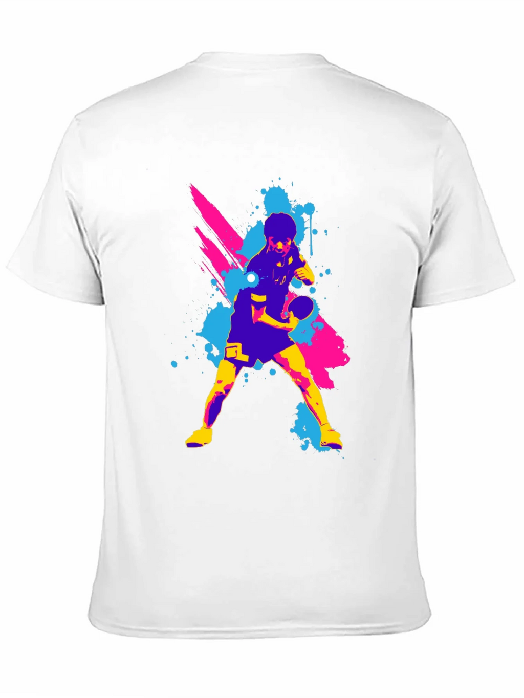 Ping Pong Player Graphic Tee - Cool Colors product image 7