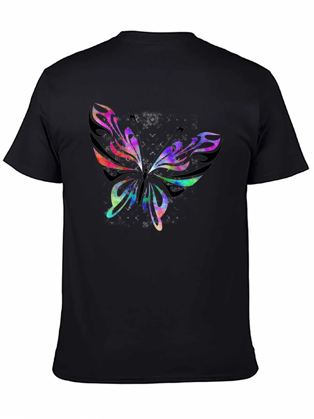 Butterfly Graphic Print Crew Neck T-Shirt product image 4