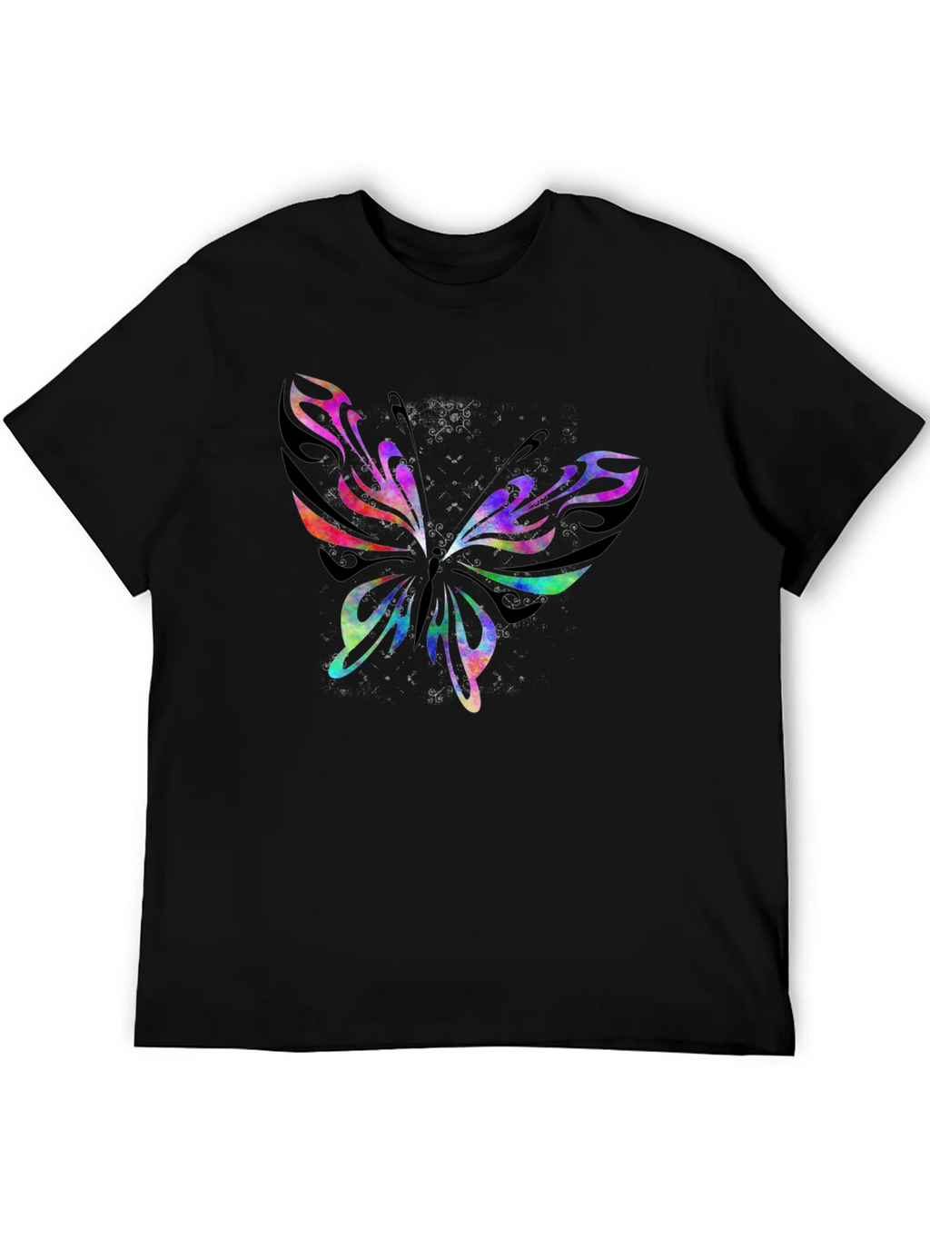 Butterfly Graphic Print Crew Neck T-Shirt product image 5