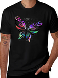 Butterfly Graphic Print Crew Neck T-Shirt product image 1