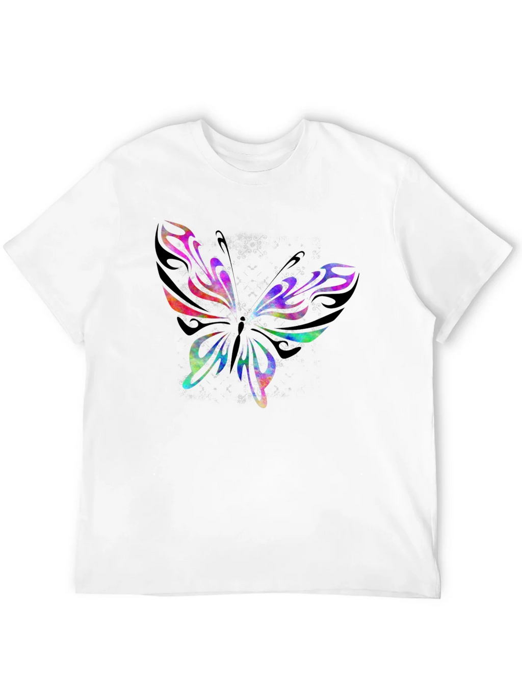 Butterfly Graphic Print Crew Neck T-Shirt product image 10