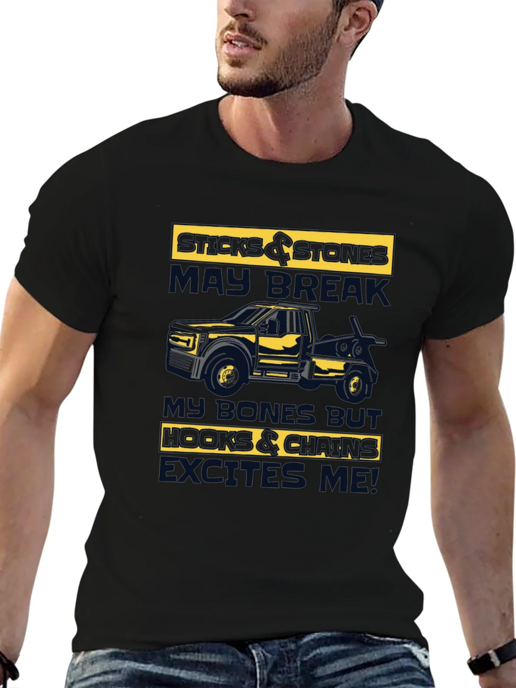 Sticks & Stones Tow Truck T-Shirt product image 6