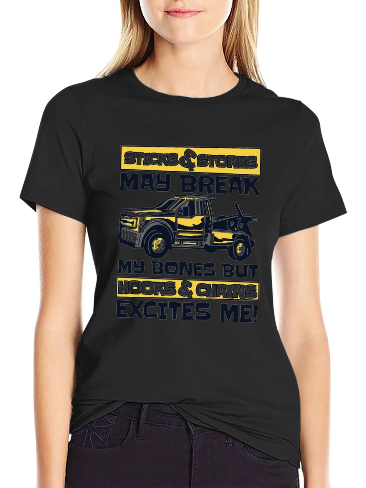 Sticks & Stones Tow Truck T-Shirt product image 2