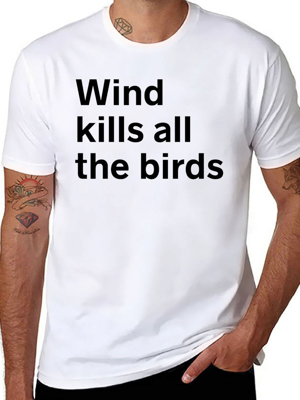 Wind Kills All The Birds Graphic Tee product image 7