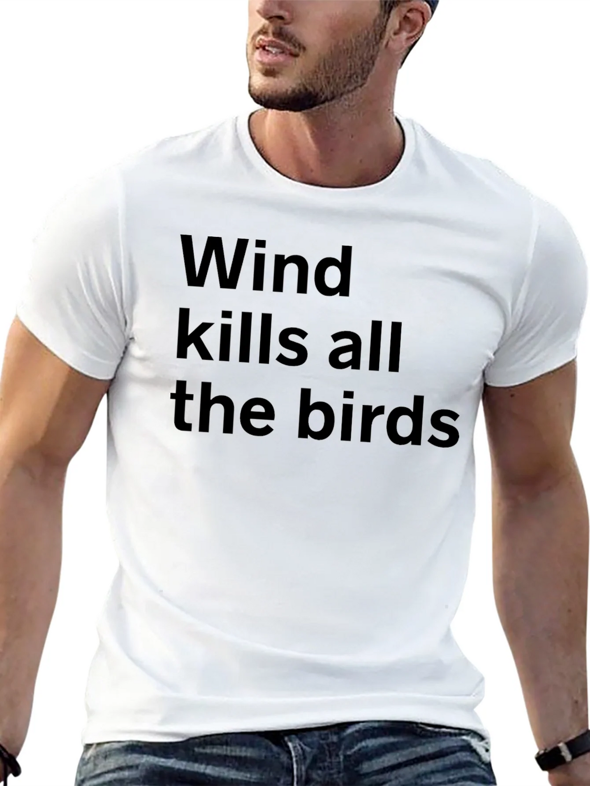 Wind Kills All The Birds Graphic Tee product image 12