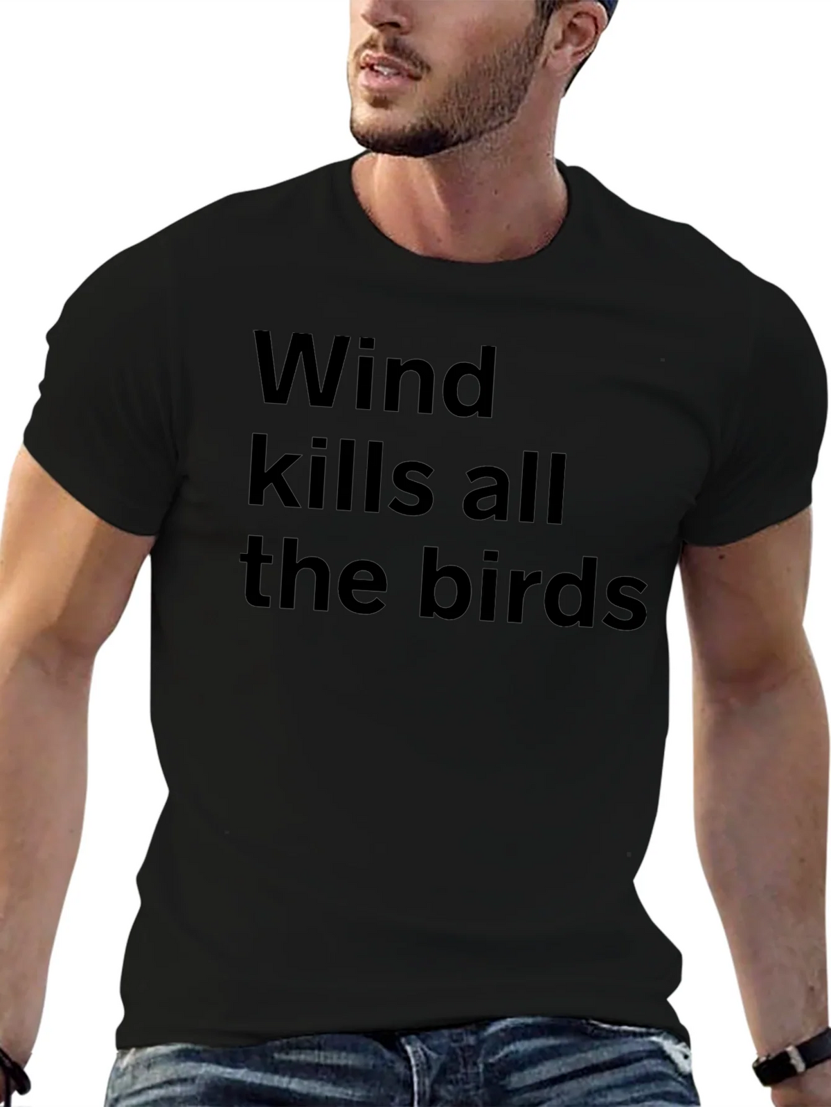 Wind Kills All The Birds Graphic Tee product image 6