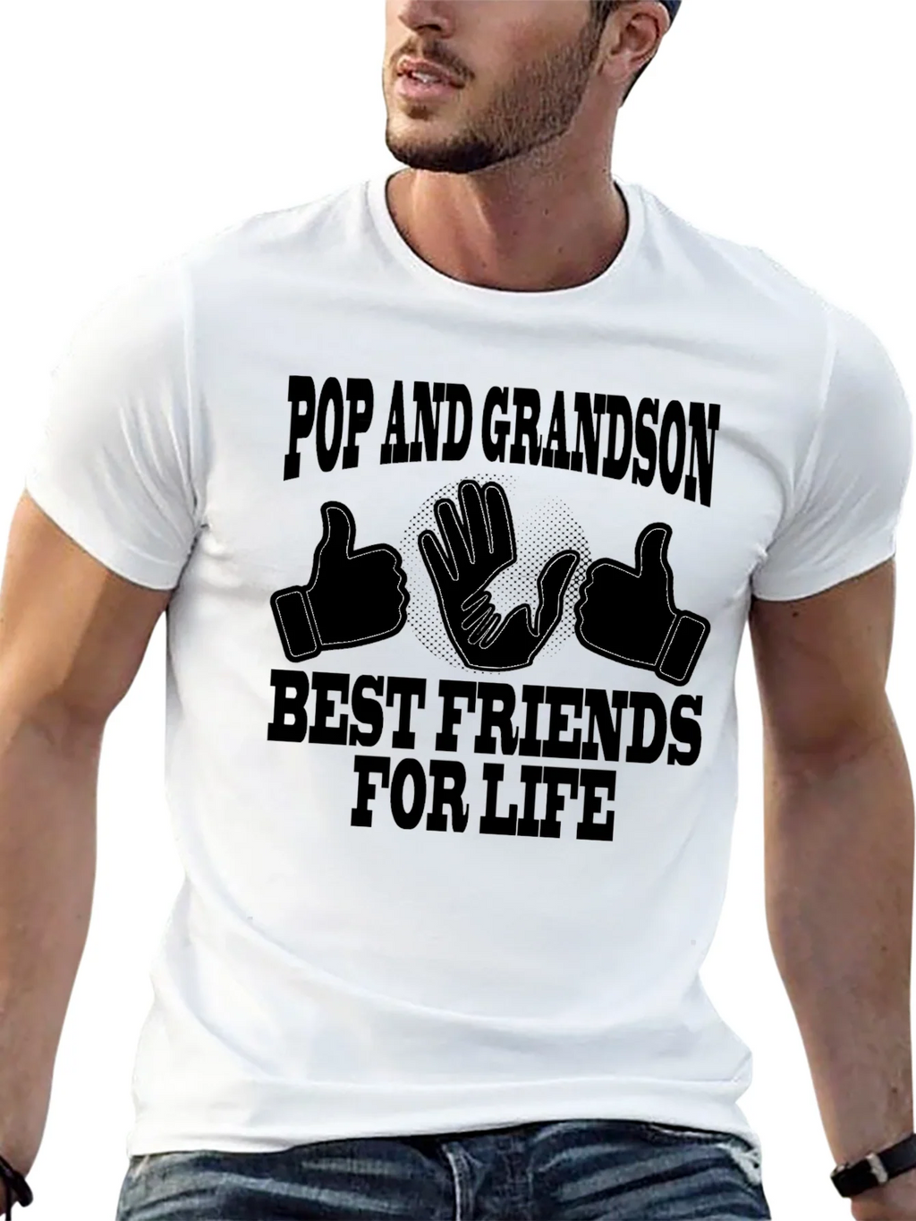 Pop and Grandson Best Friends T-Shirt product image 12