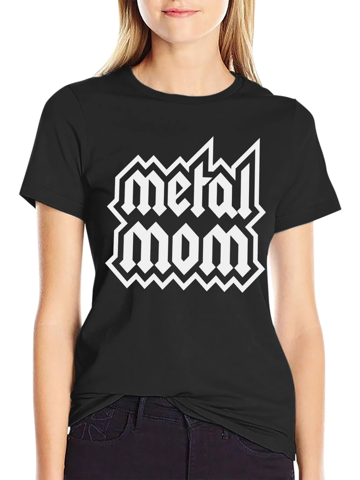 Metal Mom Graphic Tee - Rocker Style Shirt product image 2