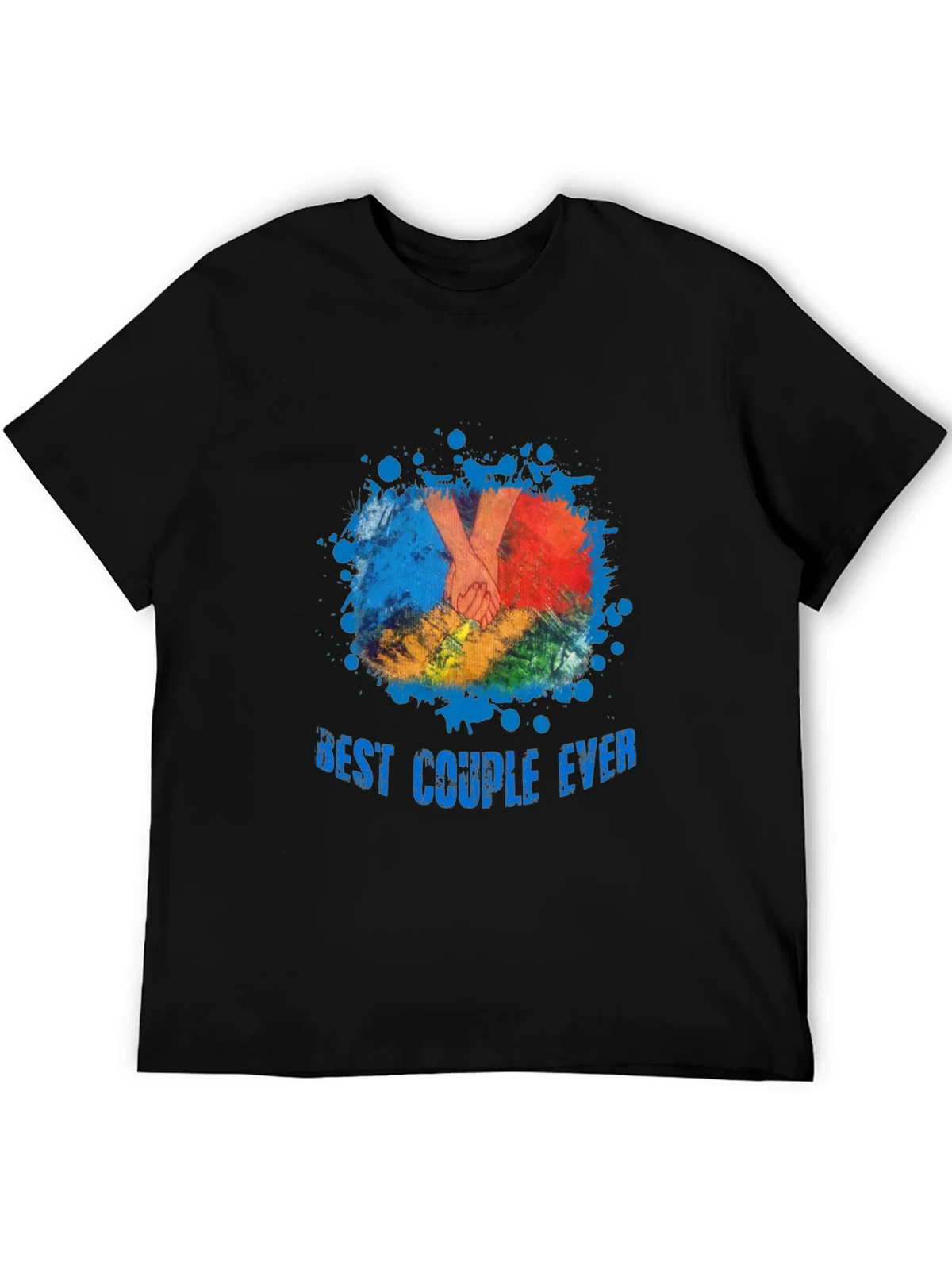 Best Couple Ever T-Shirt - Black Graphic Tee product image 4