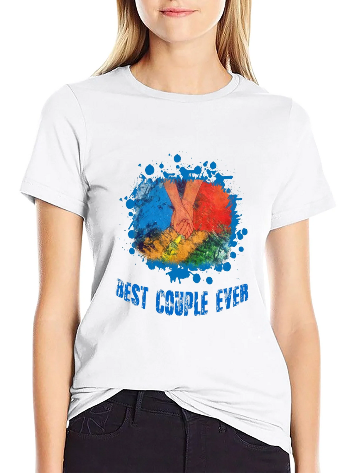 Best Couple Ever T-Shirt - Black Graphic Tee product image 6