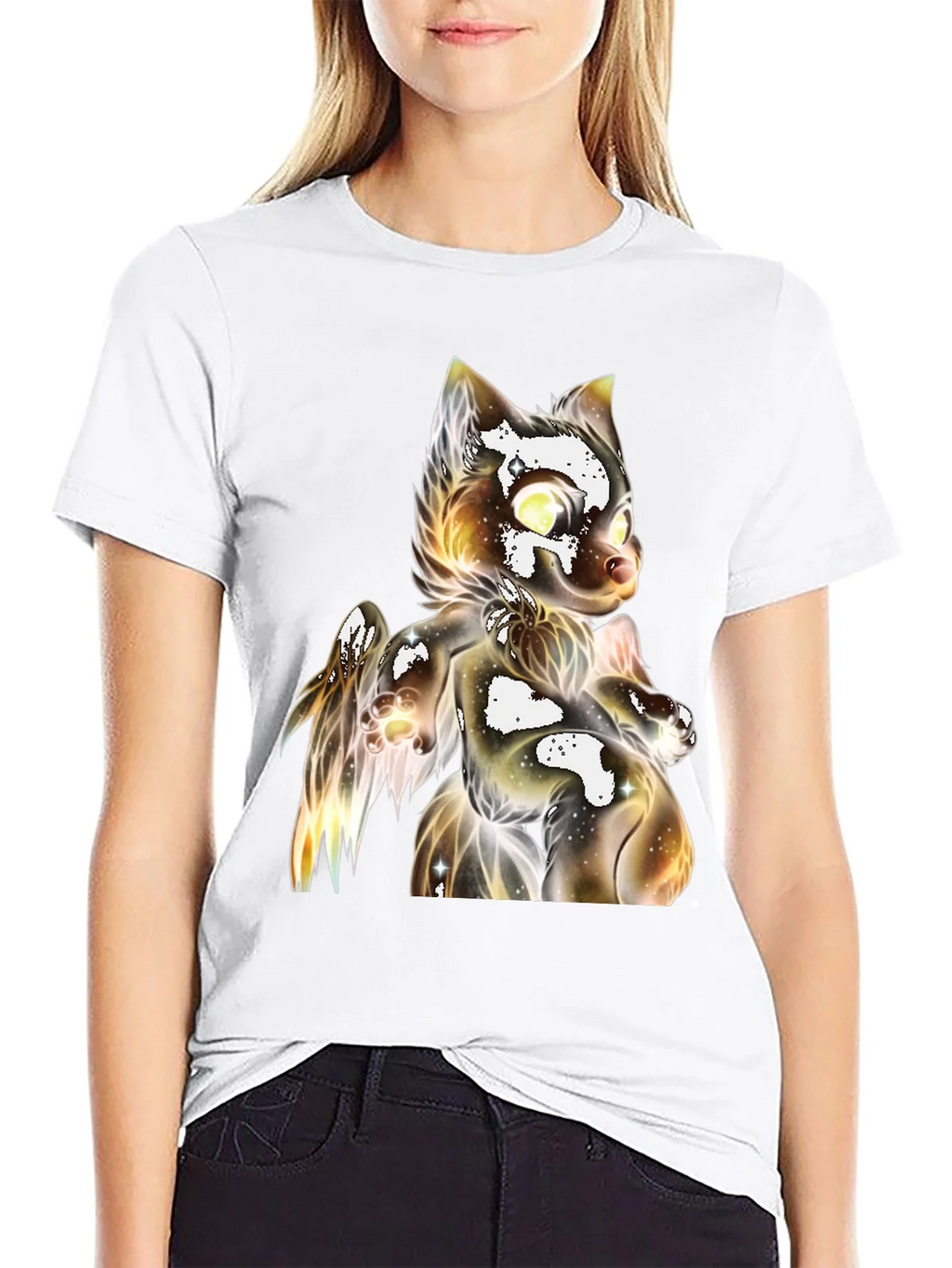 Cosmic Cat Graphic T-Shirt - Unique Design product image 8