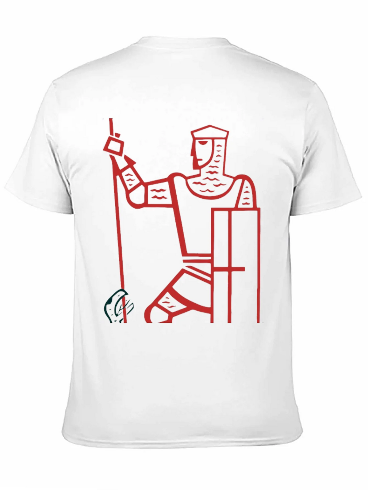 Knight Graphic Tee - Black Cotton Casual T-Shirt product image 10