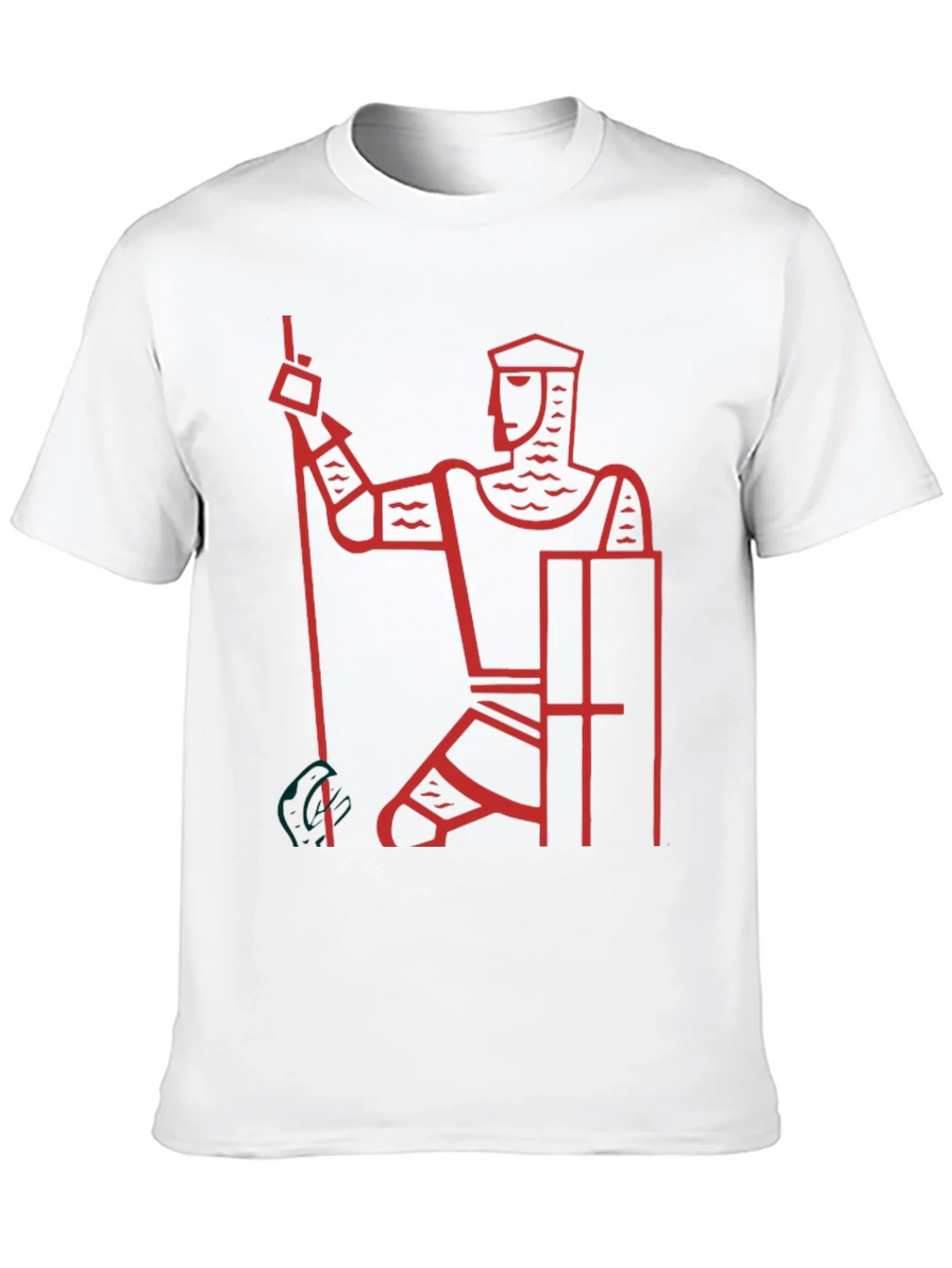 Knight Graphic Tee - Black Cotton Casual T-Shirt product image 9
