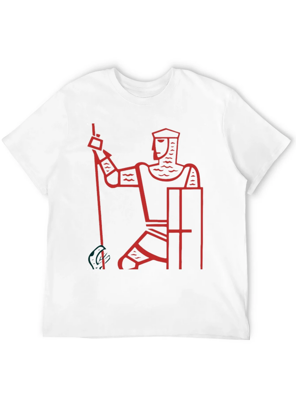 Knight Graphic Tee - Black Cotton Casual T-Shirt product image 11