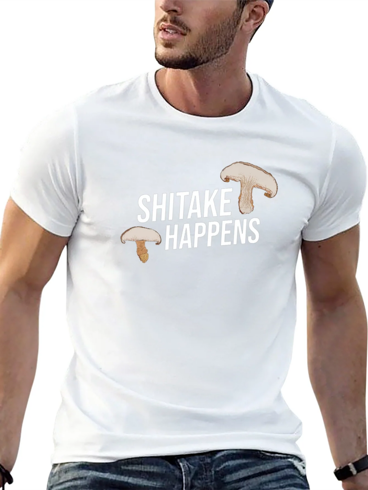 Shiitake Happens Graphic Tee product image 10