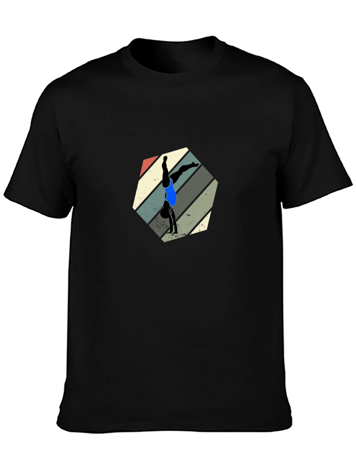 Retro Handstand T-Shirt - Unique Gymnastics Design product image 3