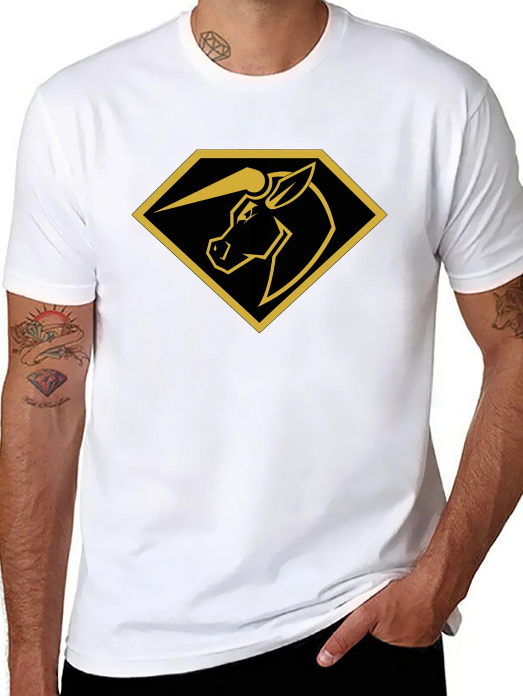 Unicorn Diamond Graphic Tee - Black product image 7