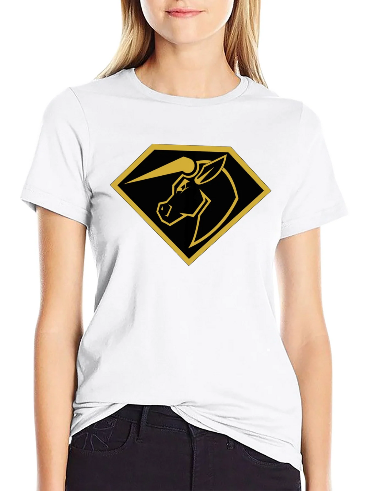 Unicorn Diamond Graphic Tee - Black product image 8