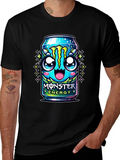 Monster Energy Kawaii Graphic Tee - Black product image 1