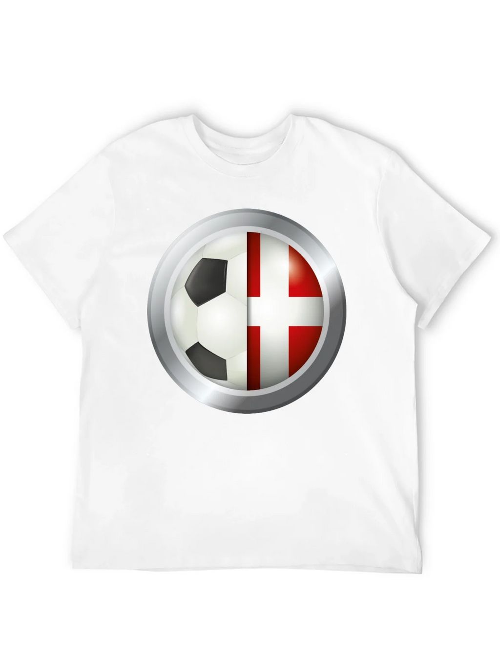 Denmark Soccer Flag T-Shirt product image 11