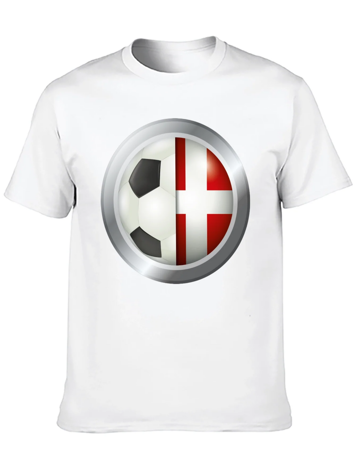 Denmark Soccer Flag T-Shirt product image 9