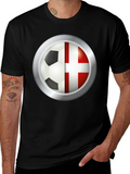 Denmark Soccer Flag T-Shirt product image 1