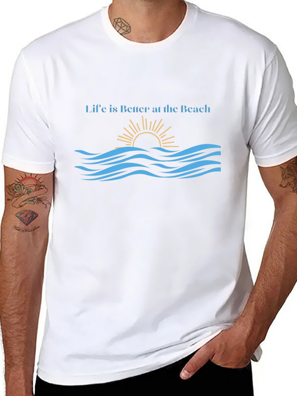 Lifes Better at the Beach Graphic Tee product image 7