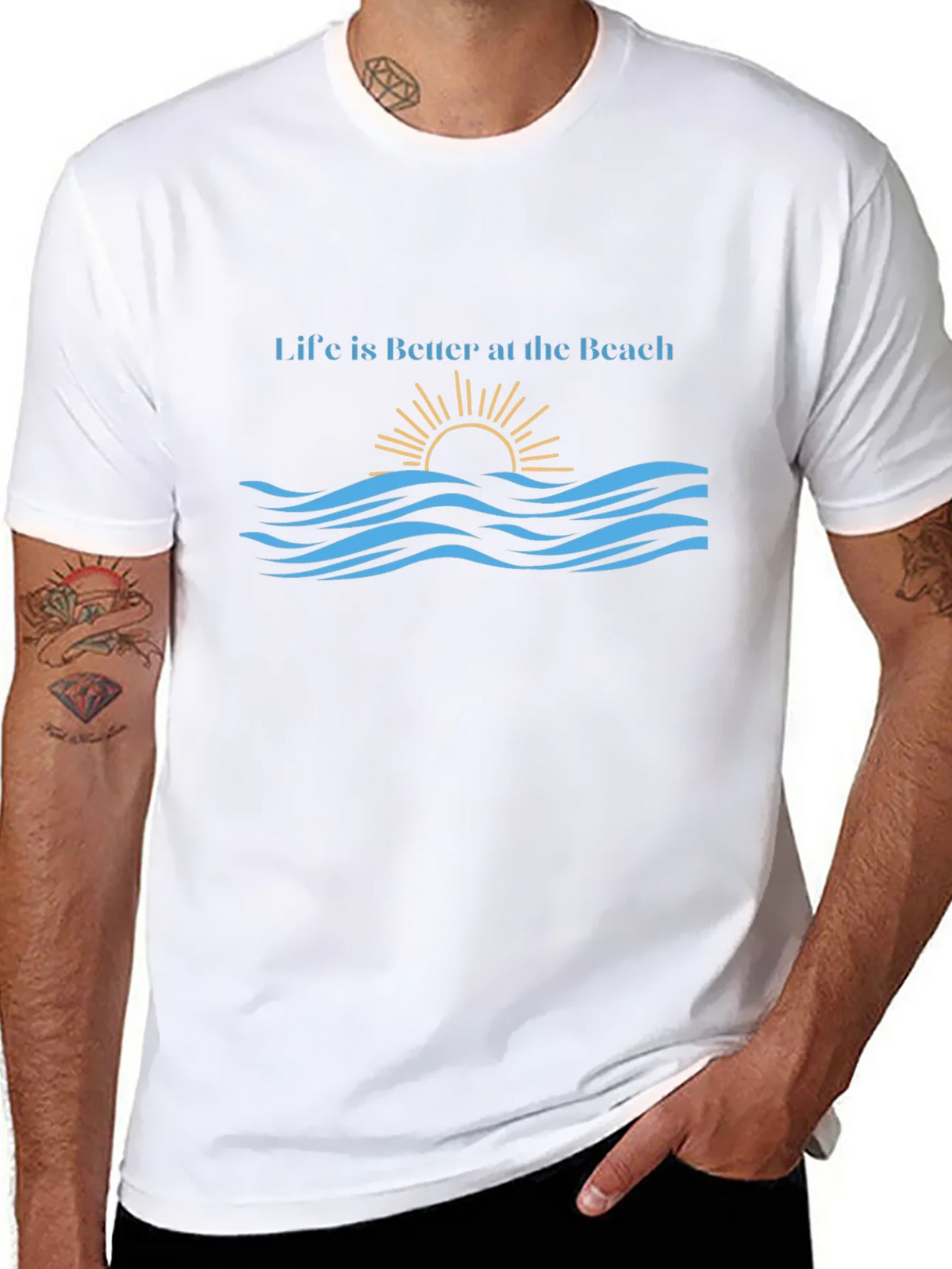 Lifes Better at the Beach Graphic Tee product image 7